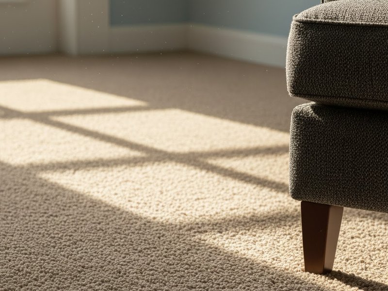 Living room with carpet flooring